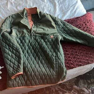 Southern marsh pullover olive green